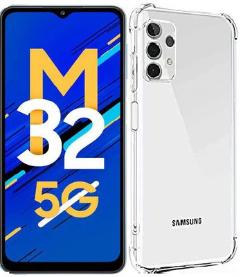 Lustree Back Cover for Samsung Galaxy M32 5G(Transparent, Shock Proof, Silicon, Pack of: 1)