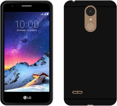 CASE CREATION Back Cover for LG K8 - 2017(Black, Grip Case, Silicon, Pack of: 1)