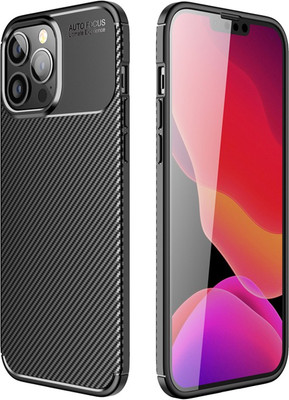 Zelfo Back Cover for Apple iPhone 13 Pro Max (6.7)(Black, Silicon, Pack of: 1)