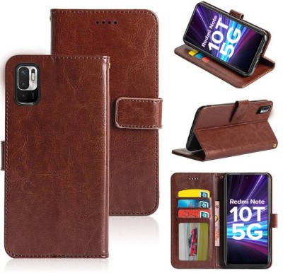 BOZTI Back Cover for Redmi Note 10T 5G, Redmi Note 10T(Brown, Dual Protection, Pack of: 1)