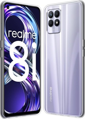 Nainz Back Cover for Realme 8i(Transparent, Grip Case, Silicon, Pack of: 1)