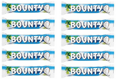 BOUNTY Chocolate 57g Pack of 10 Bars(10 x 57 g)