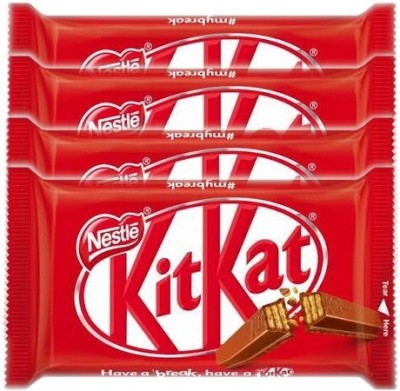 NESTLE KitKat 4 Finger Chocolate Bar (Imported UK) 4 Pack Bars(166 g)