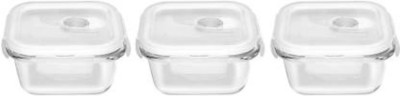 Flipkart SmartBuy Glass Utility Container  - 320 ml(Pack of 3, Clear)