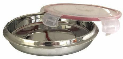 Dynore Steel Utility Container  - 120 ml(Silver, Pink)