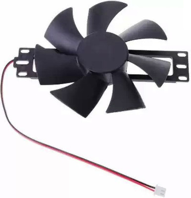 Faith Shoppe 18V Plastic Blade Cooling Fan for Induction Cooker Cooler (Black) Cooling Fan All in one Cooler(Black)