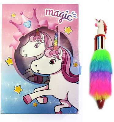 FATFISH Kids A5 Diary Single 100 Pages(Multicolor)