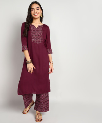 Anmi Women Kurta Palazzo Set