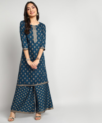 Anmi Women Kurta Palazzo Set
