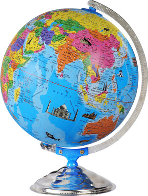 surya globe Globe for Kids, MITTAL Educational World Globe for Kids/Office Globe/Political Globe/Globes for Students Desk & Table Top Political World Globe(Very Large Blue)