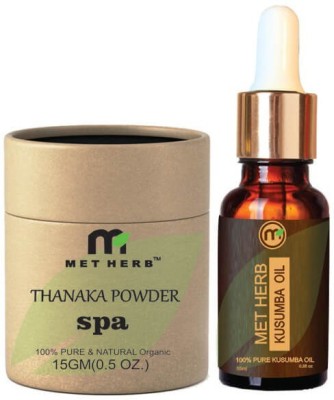 Metherb Thanak powder & kusumba oil Cream(30 g, Set of 2)