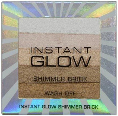 ADJD INSTANT GLOW 5 SHADES MULTI COLOR SHIMMER BRICK HIGHLIGHTER Highlighter(MULTICOLOR)