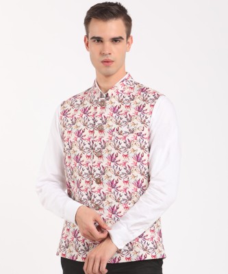 Next Look by Raymond Sleeveless Printed Men Jacket