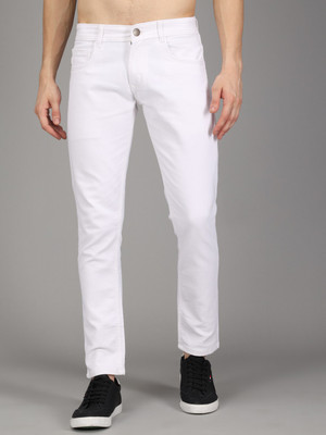 Rend Slim Men White Jeans