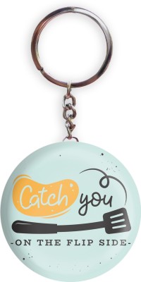 HOLA Blue Color Catch You On Flip Side D1 Bottle Opener (5.8 cm) Key Chain