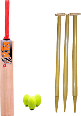shri shyam traders K M cricket kit yellow Cricket Kit