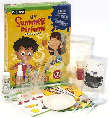 HORUX Explore | STEM Learner | My Summer Perfume Making Lab (Learning & Educational DIY Activity Toy Kit, for Ages 6+ of Boys and Girls)