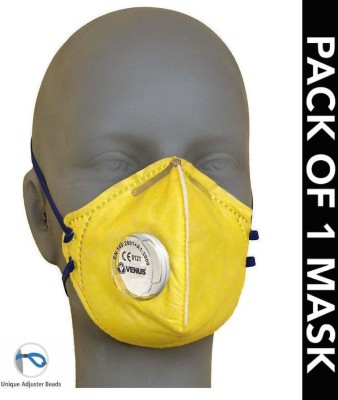 Venus Safety and Health Premium Protection Unisex Mask For Men Women Kids Teens Girls Boys Adults School Students Pack of 1 Mask Anti Pollution Carbon Activated Filter Respirator Face Mask PM2.5 Filteration Valve Mask Air Circulation Breathable N95 Mask With Adjustable Nose Clip Reusable Comfortable