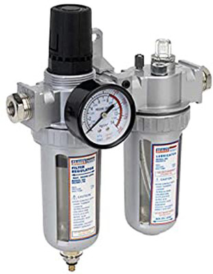 HOSEMART FRL 1/2 Inch Filter Regulator Lubricator Pneumatic Test Indicator