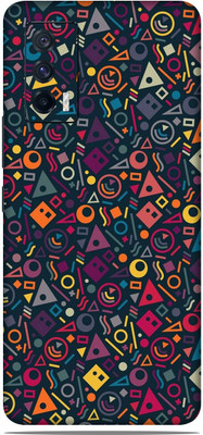 OggyBaba vivo iqoo 7 Mobile Skin(Geometric Shapes Skin Matte Finish)