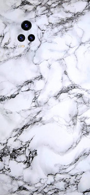 BugguSkin Vivo V20 Mobile Skin(Ultra Super White Marble Skin With High Matte Finish.)