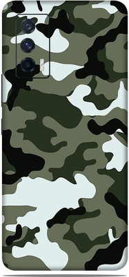 OggyBaba vivo iqoo 7 Mobile Skin(Winter Army Camouflage Skin Matte Finish)