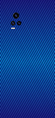 BugguSkin Vivo V20 Mobile Skin(Ultra Super Blue Carbon Fiber Skin With High Matte Finish.)