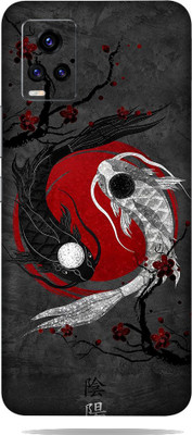 BugguSkin Vivo V20 Mobile Skin(Ultra Super Yin Yang Skin With High Matte Finish.)