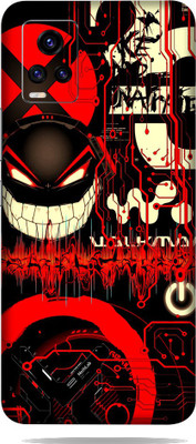 BugguSkin Vivo V20 Mobile Skin(Ultra Super Red Graffiti Skin With High Matte Finish.)