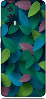 OggyBaba vivo iqoo 7 Mobile Skin(Colorful Leaves Skin Matte Finish)