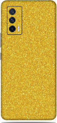 OggyBaba vivo iqoo 7 Mobile Skin(Golden Glitter Skin Matte Finish)