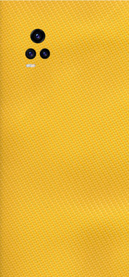 Jeeva Creation Vivo V20, vivo v20 Mobile Skin(Ultra Super Yellow Carbon Skin Skin With High Matte Finish.)