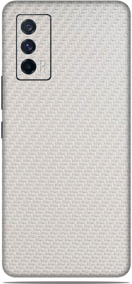 OggyBaba vivo iqoo 7 Mobile Skin(Milky White Carbon Fibre Skin Matte Finish)