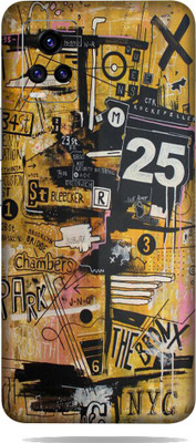 BugguSkin Vivo V20 Mobile Skin(Ultra Super Multicolor Graffity Skin With High Matte Finish.)