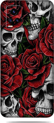 LAMHA Vivo V20, vivo v20 Mobile Skin(Ultra Super Roses And Skulls Skin With High Matte Finish.)