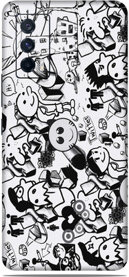 OggyBaba vivo iqoo 7 Mobile Skin(Doodle Skin Matte Finish)