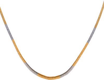 Thrillz Exclusive Classic Two Tone Chain Designer Trendy Chain For Men Gold-plated Plated Stainless Steel Chain