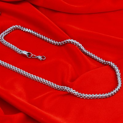 Thrillz Silver Plated Stainless Steel Chain