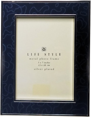 Northland Silver-plated Table Photo Frame(Blue, 1 Photo(s), 5 x 7)