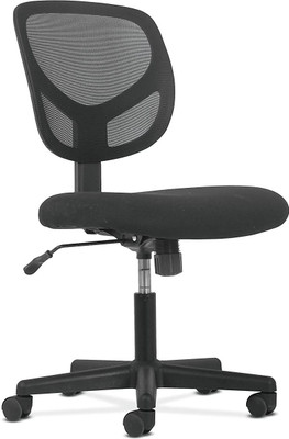HNI India HON Sadie Swivel Mid Back Mesh Task Without Arms-Ergonomic Computer/Office Chair (HVST101), Black Fabric, Mesh Office Visitor Chair(Black, Optional Installation Available) HNI India HON Sadie Swivel Mid Back Mesh Task Without Arms-Ergonomic Computer/Office Chair (HVST101), Black Fabric, Mesh Office Visitor Chair(Black, Optional Installation Available)