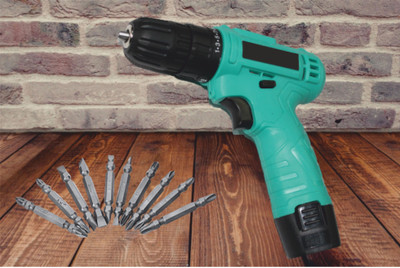 XDLB XDLB-1CL-SG001 PH+- Dual Speed Keyless Chuck HIGH QUALITY & HEAVY DUTY 12V CORDLESS DRILL/SCREW DRIVER WITH PH+- Drill Bit set & 2 BATTERIES Angle Drill(10 mm Chuck Size) XDLB XDLB-1CL-SG001 PH+- Dual Speed Keyless Chuck HIGH QUALITY & HEAVY DUTY 12V CORDLESS DRILL/SCREW DRIVER WITH PH+- Drill Bit set & 2 BATTERIES Angle Drill(10 mm Chuck Size)