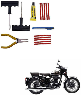 SRPHERE Complete Tubeless Tyre Puncture Repair Kit_ Classic Chrome Tubeless Tyre Puncture Repair Kit