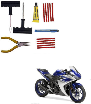 SRPHERE Complete Tubeless Tyre Puncture Repair Kit_ YZF R25 Tubeless Tyre Puncture Repair Kit