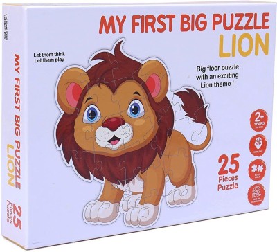 ARNIYAVALA My First Big Puzzle Series for Kids.A Perfect Jumbo Jigsaw Floor Puzzle for Little Hands (Lion)(25 Pieces)