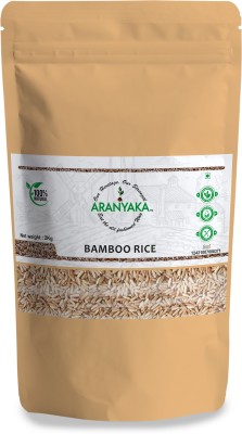 Aranyaka Kerala Wayanad Forest Wild Bamboo Rice (2000g) Brown Wild Bamboo Seed Rice (Small Grain, ) 2Kg Brown Bamboo Seed Rice (Small Grain, Raw)(2 kg)