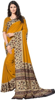 AJS Printed Bollywood Art Silk Saree(Multicolor)