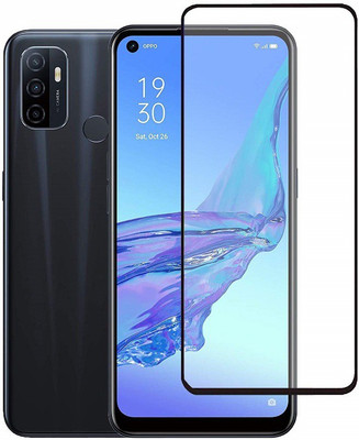 SoftTech Edge To Edge Tempered Glass for Oppo A53(Pack of 1)
