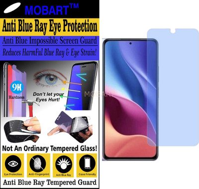 MOBART Impossible Screen Guard for XIAOMI POCO F3 (Impossible UV AntiBlue Light)(Pack of 1)
