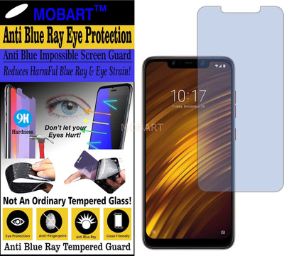 MOBART Impossible Screen Guard for POCO F1 (Impossible UV AntiBlue Light)(Pack of 1)