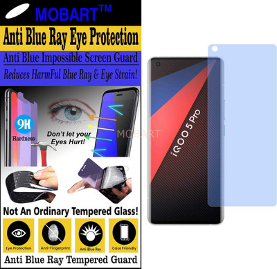 MOBART Impossible Screen Guard for VIVO IQOO 5 PRO V2025A (Impossible UV AntiBlue Light)(Pack of 1)
